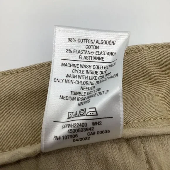 Hudson Jeans Mens Tailored Fit Jogger Twill Chino Pants‎ Tan Size 32 x 29 NWT